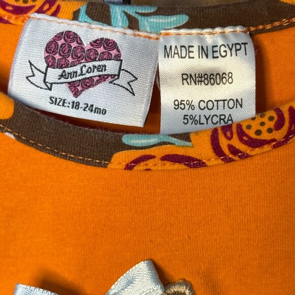 Ana Loren Boutique Fox Tunic – Size 18–24M Fall Festival Favorite - Picture 4 of 4